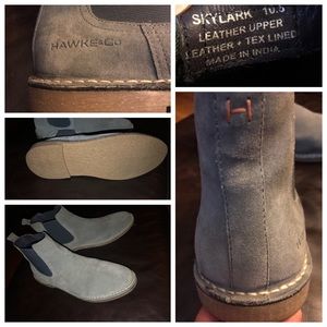 Men’s Grey Suede Hawks & Co. Chelsea Boots